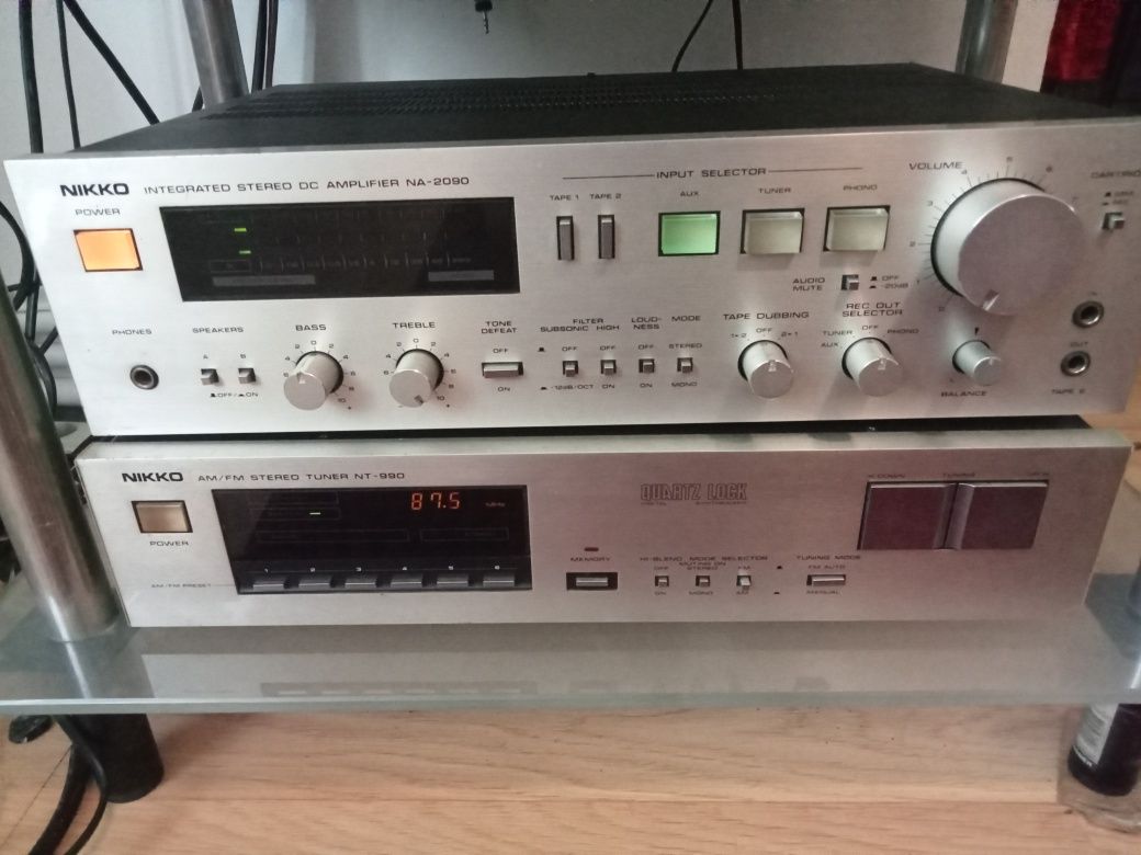 Amplificator Nikko na 2090,Tuner Nikko nt990, Cd-player yamaha cdx450
