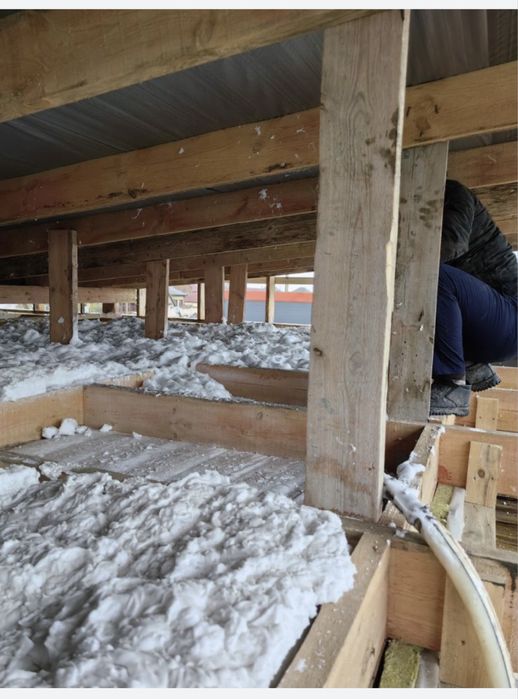 Утепление крыша стена пенаизол