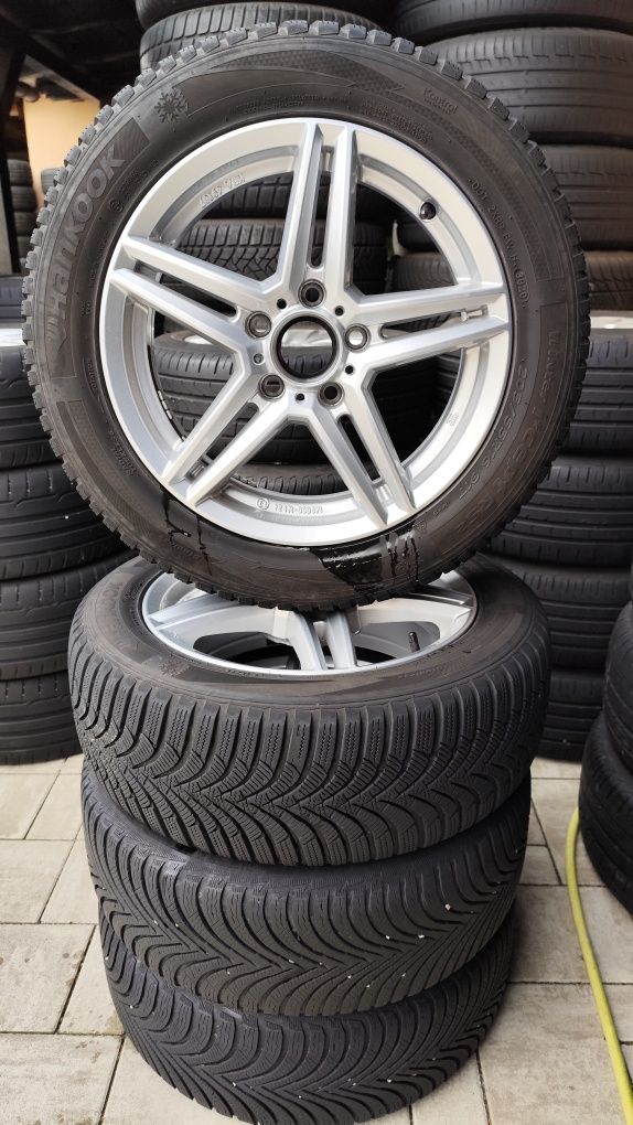 Jante 5x112 cu anvelope hankook 205/55/16