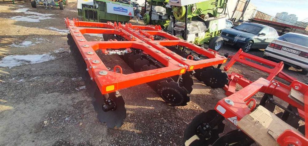 Борона дисковая складная, планчатый каток 6 метров