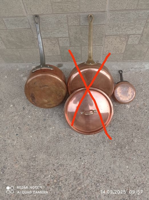 Медни тигани изделия