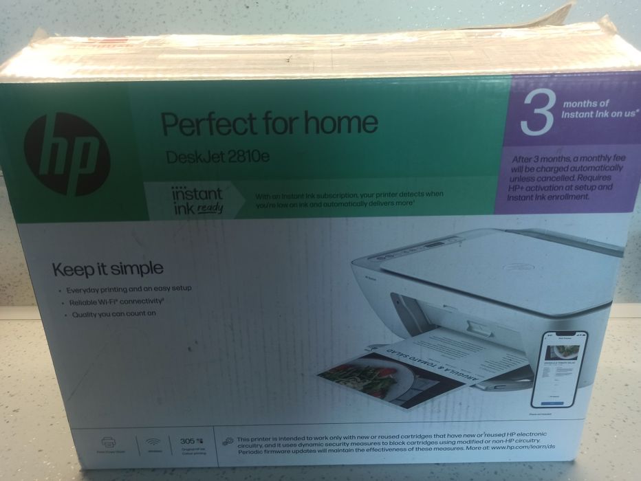 HP deskjet 2810e принтер със скенер