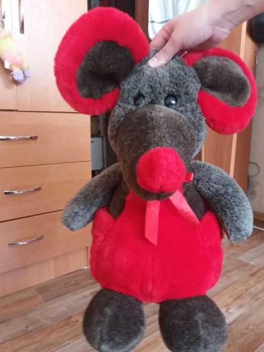 Мышка мягкая игрушка