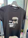 Karl Lagerfeld тениска с блестяща апликация