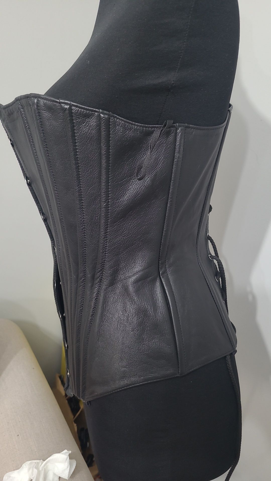 corset sexy fetish piele naturala s/m