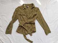 Дамска риза с дълги ръкави и колан H&M Divided