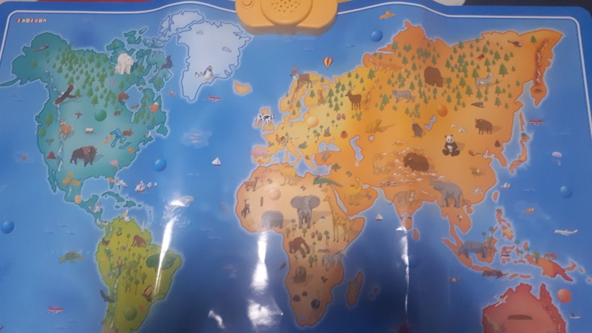 Hartă interactivă continentele