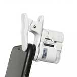 Microscop pentru telefon mobil 60, 100X Microscop de buzunar