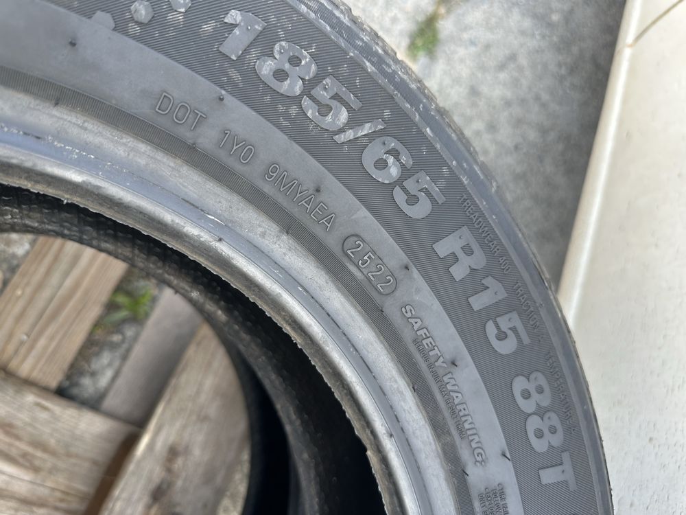185/65/15 Kumho dot22