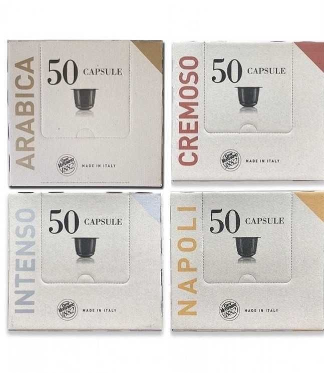 кафе VERGNANO nespresso INTENSO 50бр капсули внос Италия