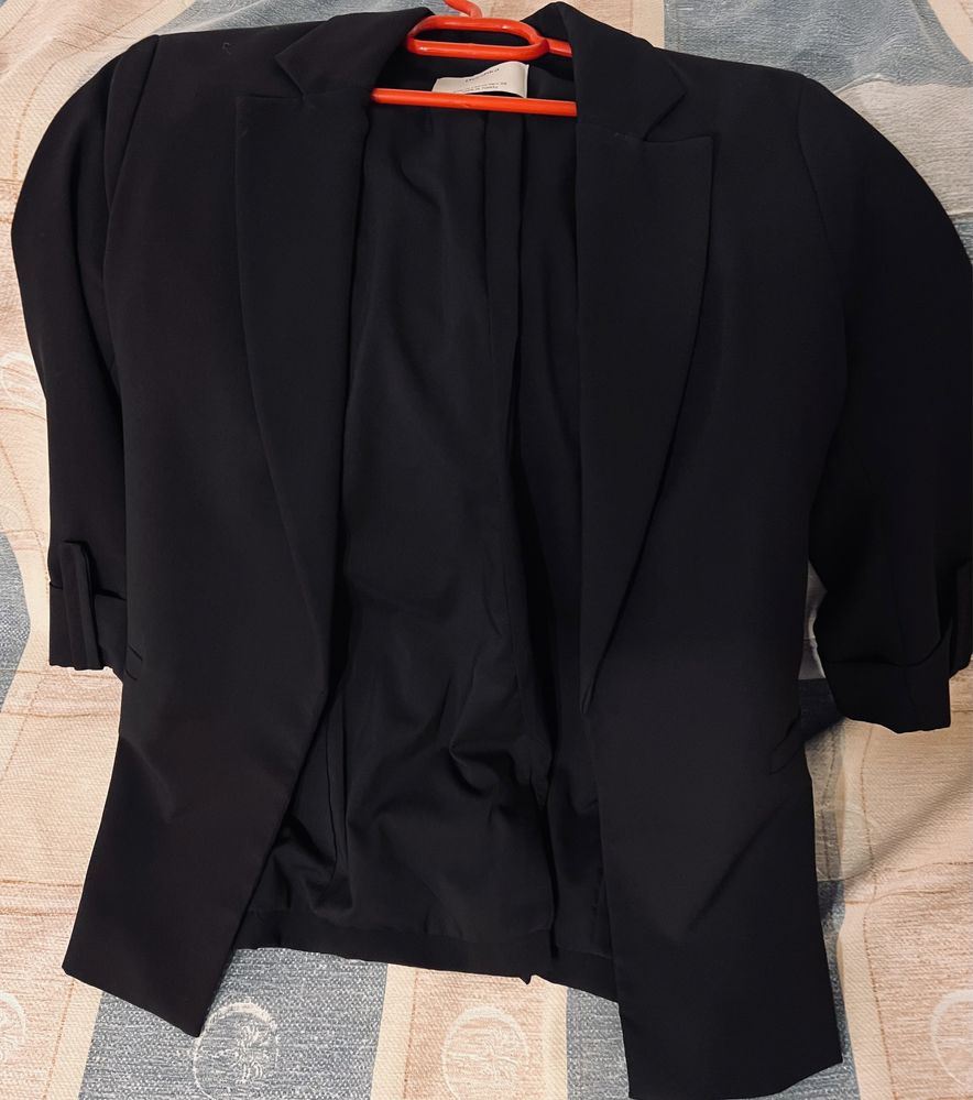 Sacou negru Bershka XS