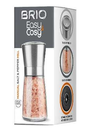 Ръчна мелница за сол и пипер Brio.