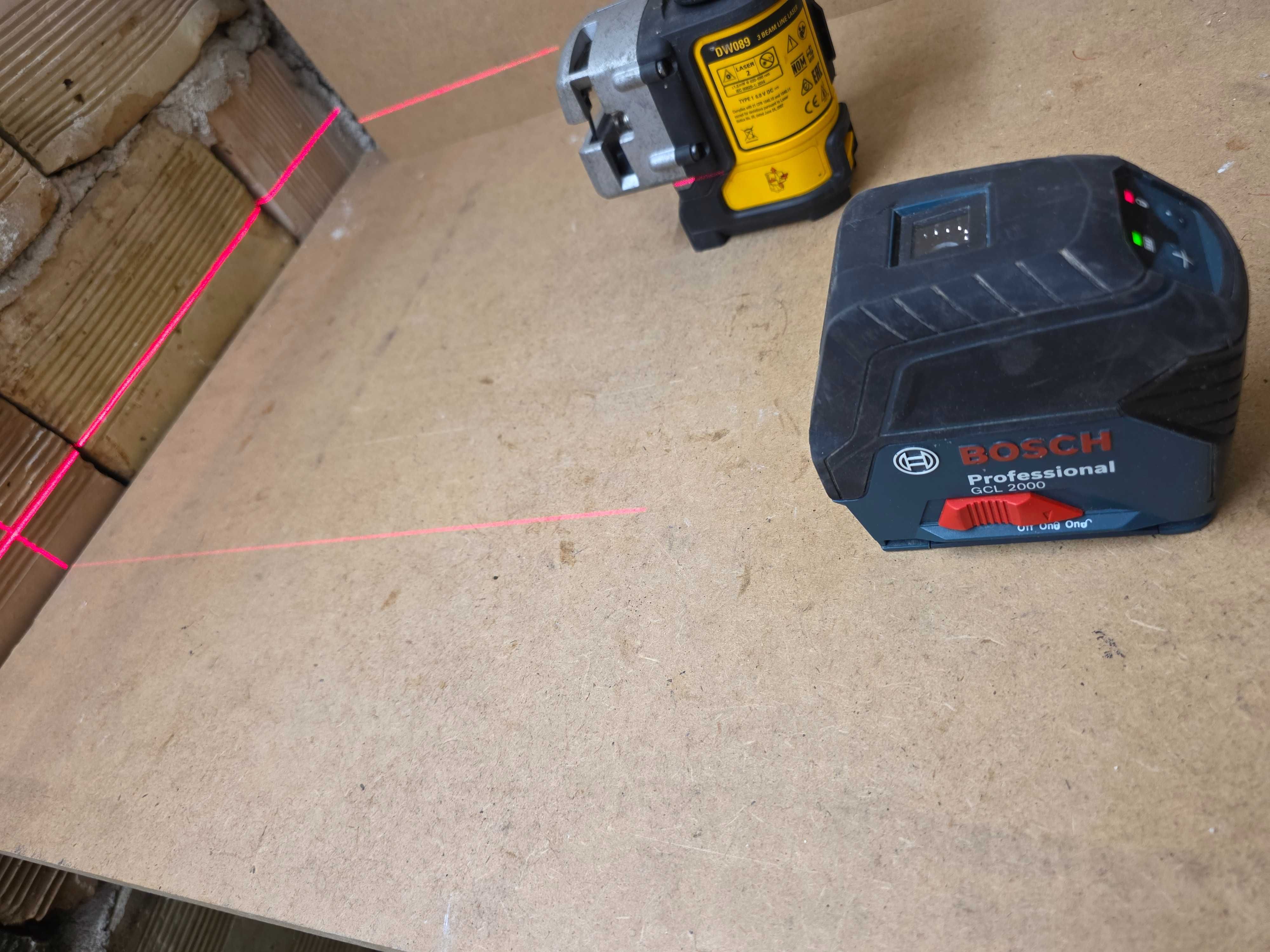 Лазерени нивелири Bosch и Dewalt