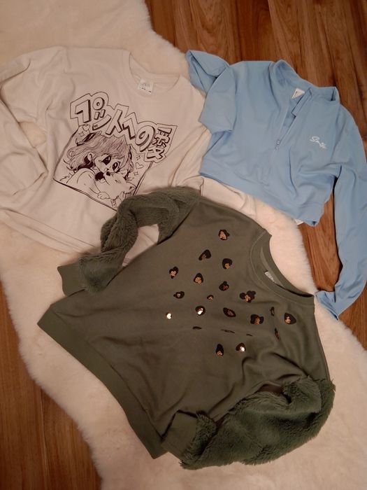 3 bluze fetita 9-10 ani