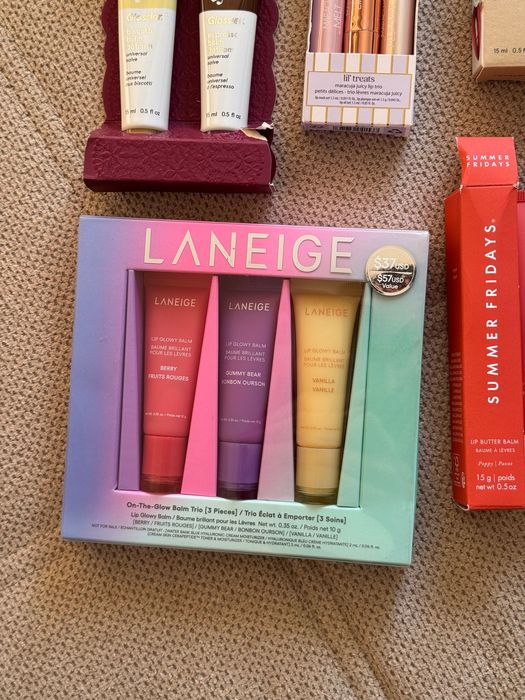 НОВО балсами и маски за устни Tarte, Laneige, Tatcha, Glossier