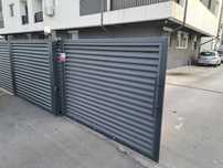 Porti garduri teava rectangulara fier forjat WPC jaluzea traforate CNC
