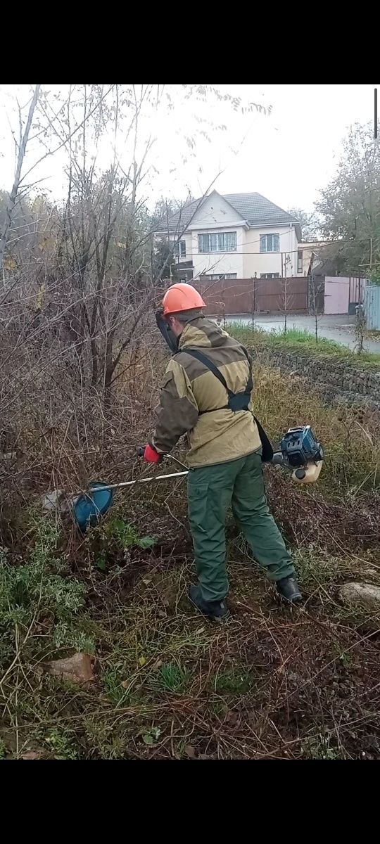 Расчистка участка, покос травы