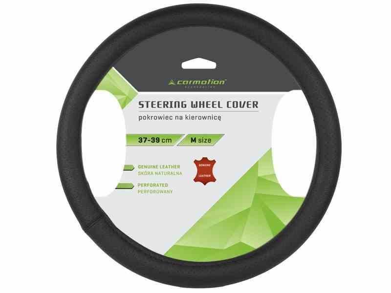 калъф за волан,carmotion м 37-39 см, от естествена кожа, ...