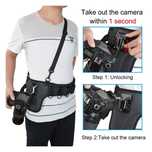 Curea brâu Caden MB600 pentru prindere aparat foto DSLR