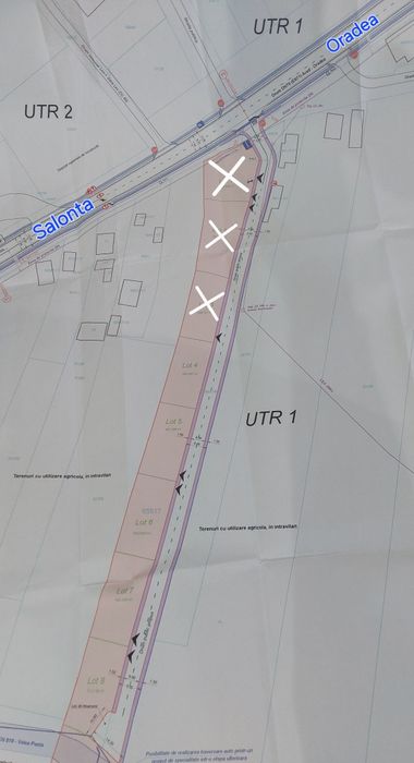 Parcela , Teren intravilan LEȘ parcele casa