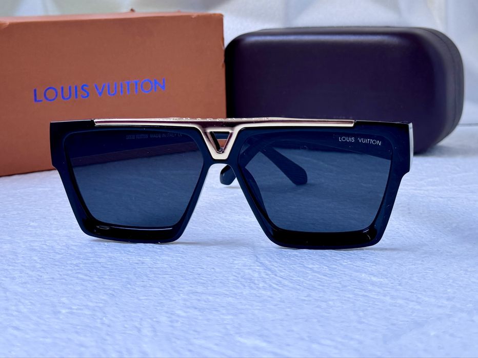 Мъжки слънчеви очила маска 2 цвята черни