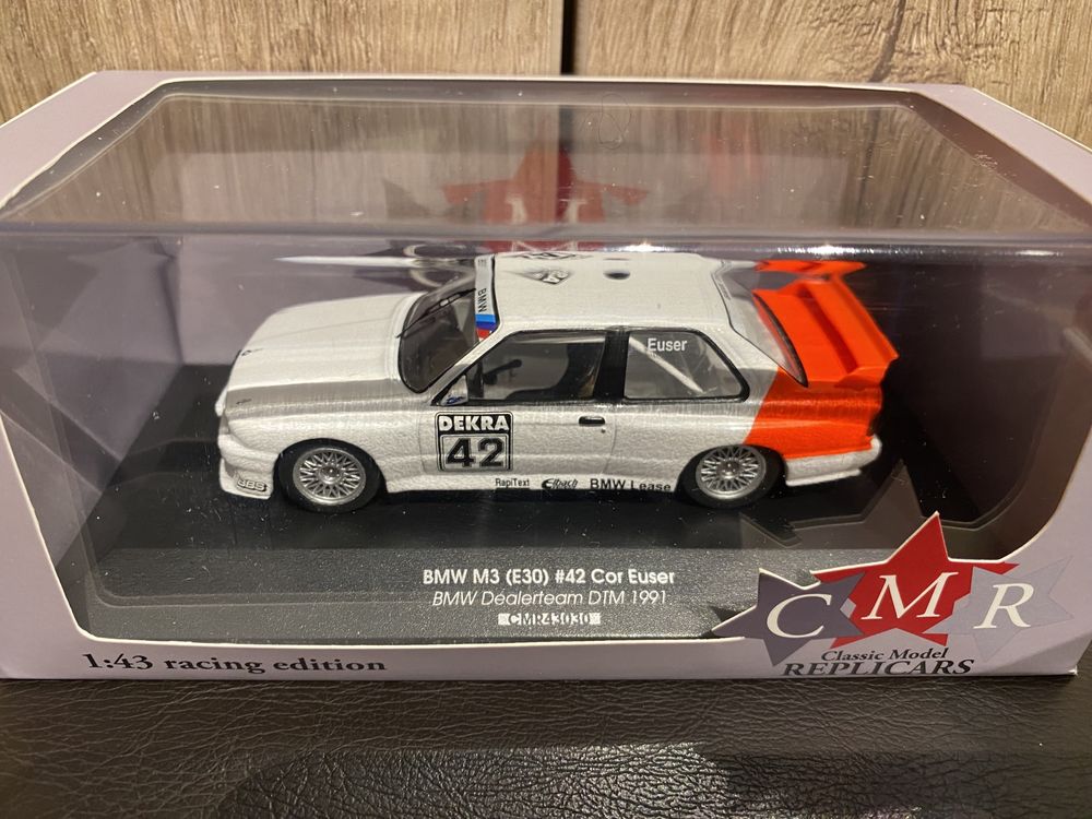 CMR BMW M3 E30 machetă auto de colectie scara 1:43