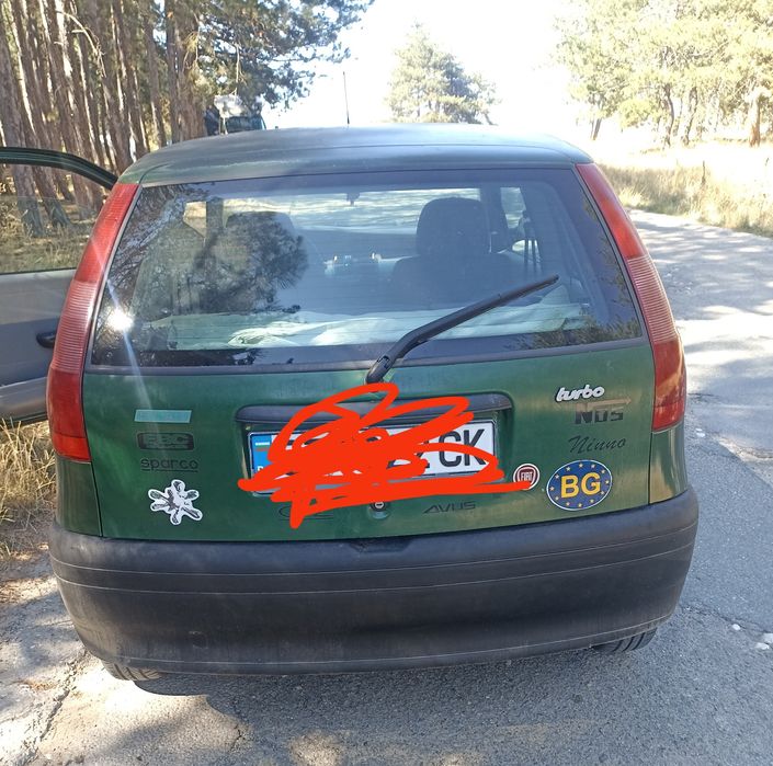 Фиат пунто 176 1.1/55 hp, бензин  95 г 1100 лв