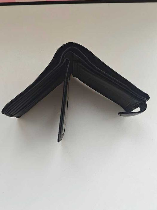 Черно мъжко портмоне естествена кожа ART