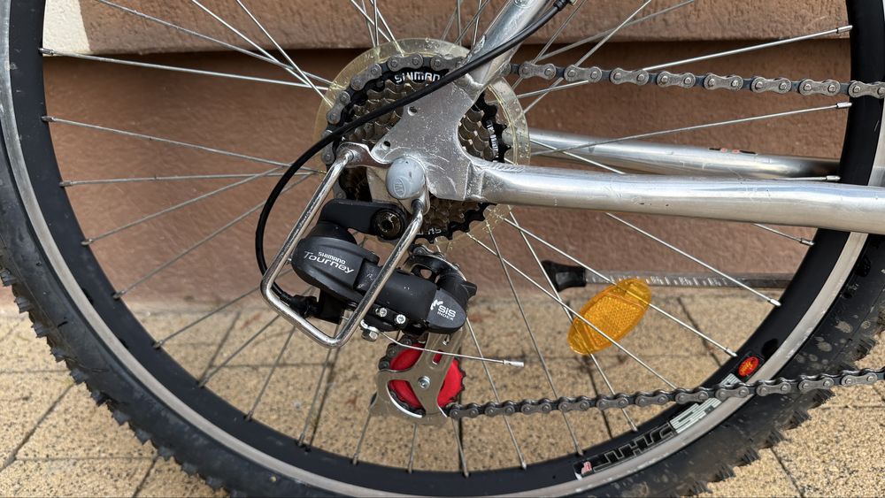 Bicicleta DHS Sport 26” full aluminiu, revizie recenta, accesorii noi