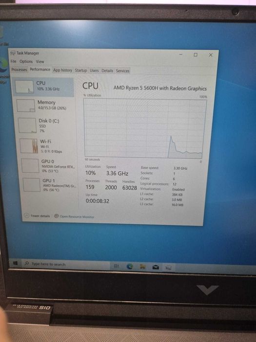 Hope Amanet P10/Lapotp Gaming HP Victus