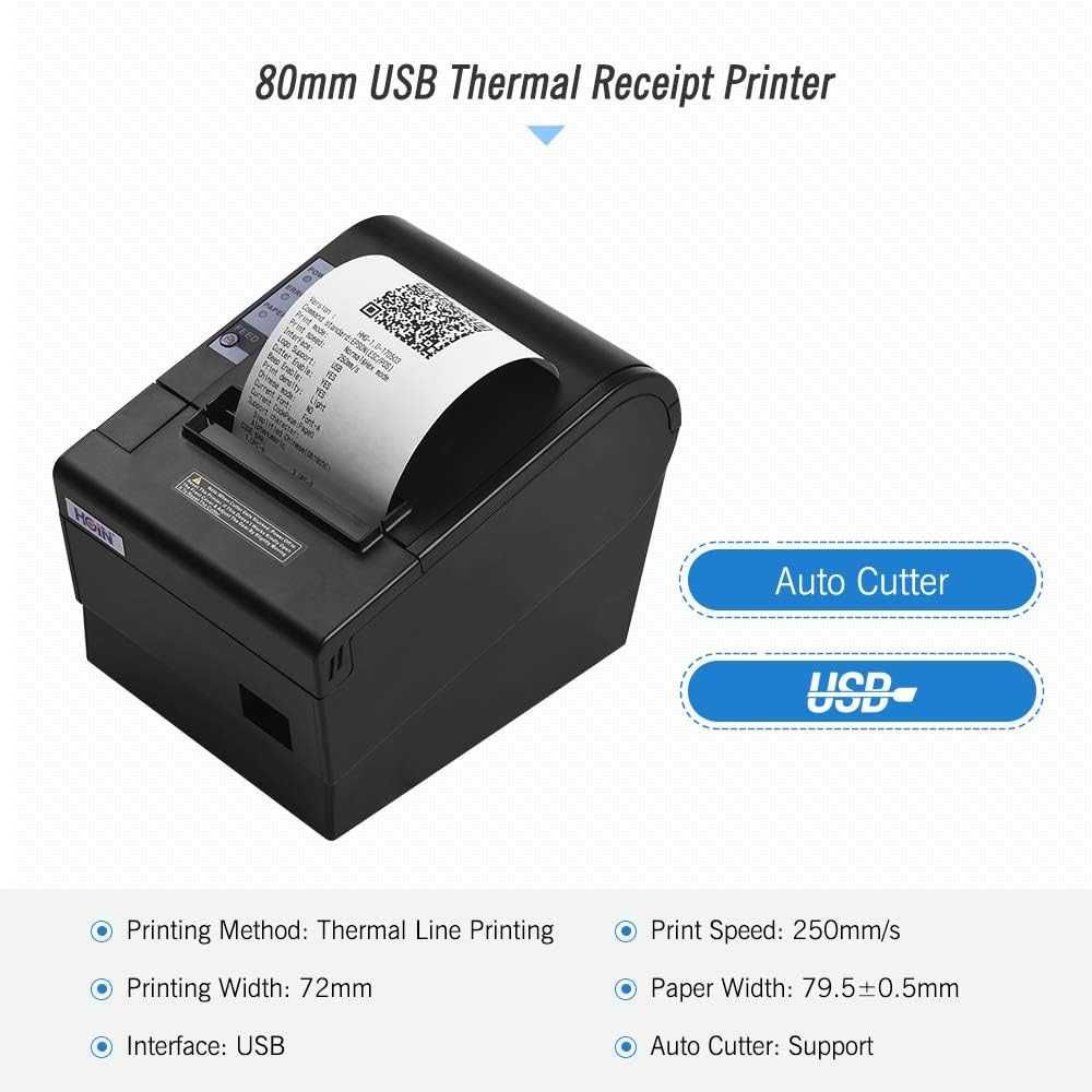 Принтер за етикети Hoin 80mm HOP-E802 термален