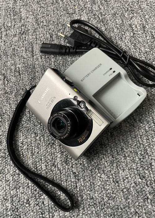 Aparat Foto Digital CANON Ixus 85 IS Silver 10MP  3x Zoom Senzor CCD