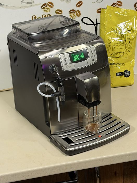 Кафемашина кафе автомат Saeco INTELİA EVO с гаранция