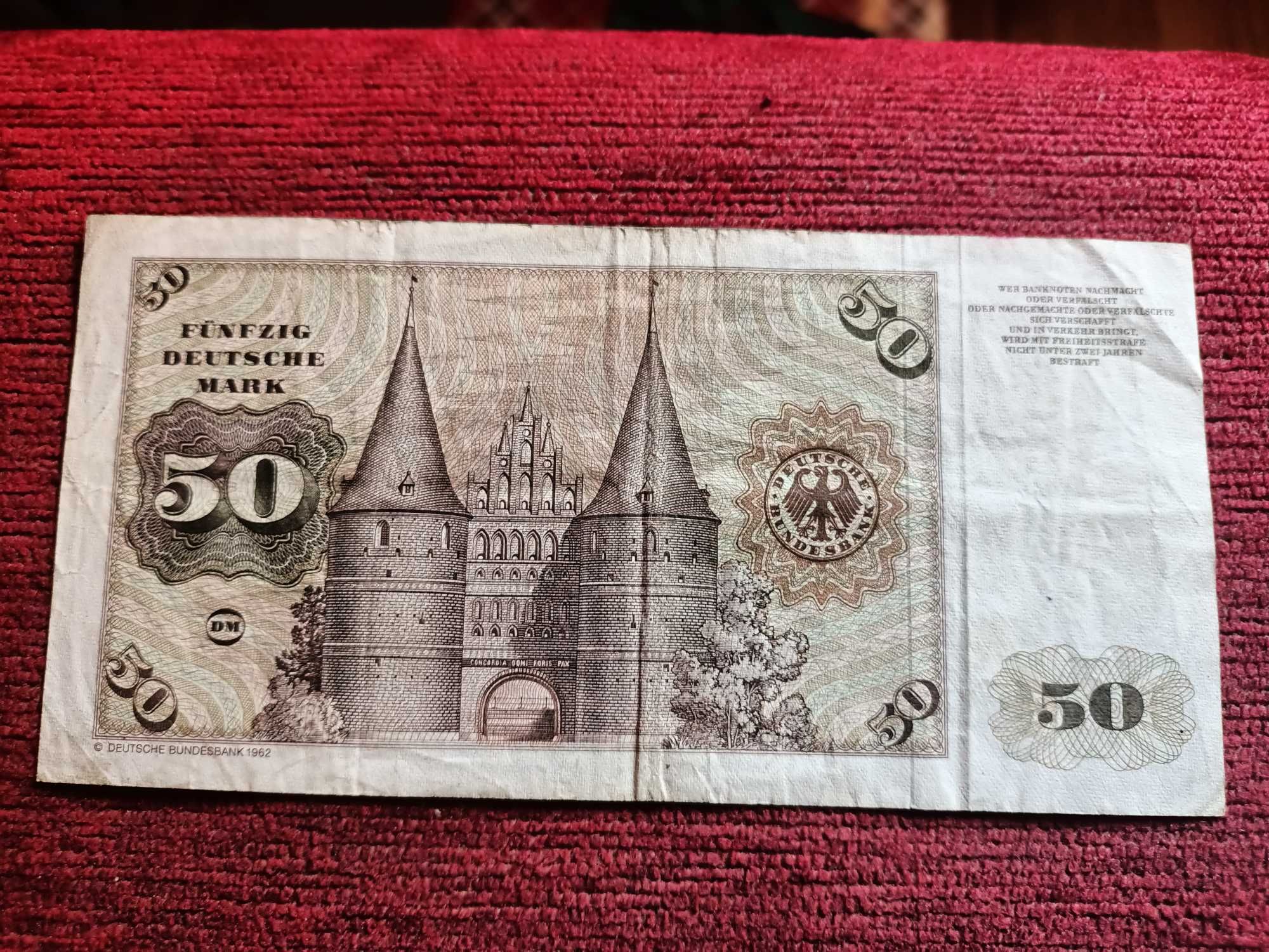 bancnota 50 marci 1980