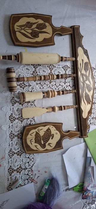 Деревянный Кухонный набор ручной работы