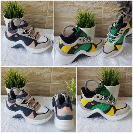 Adidasi Sneakers Louis Vuiton Multicolor Oferta ! Model Nou 2022!