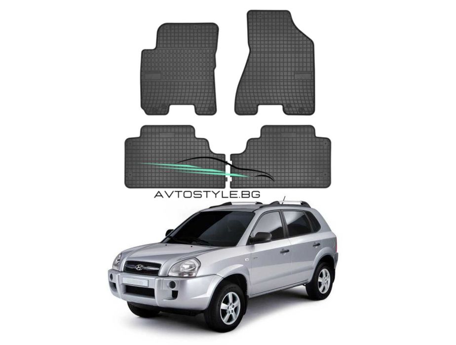 Гумени стелки за  Hyundai Tucson 2004-2009 г., Frogum - El Toro