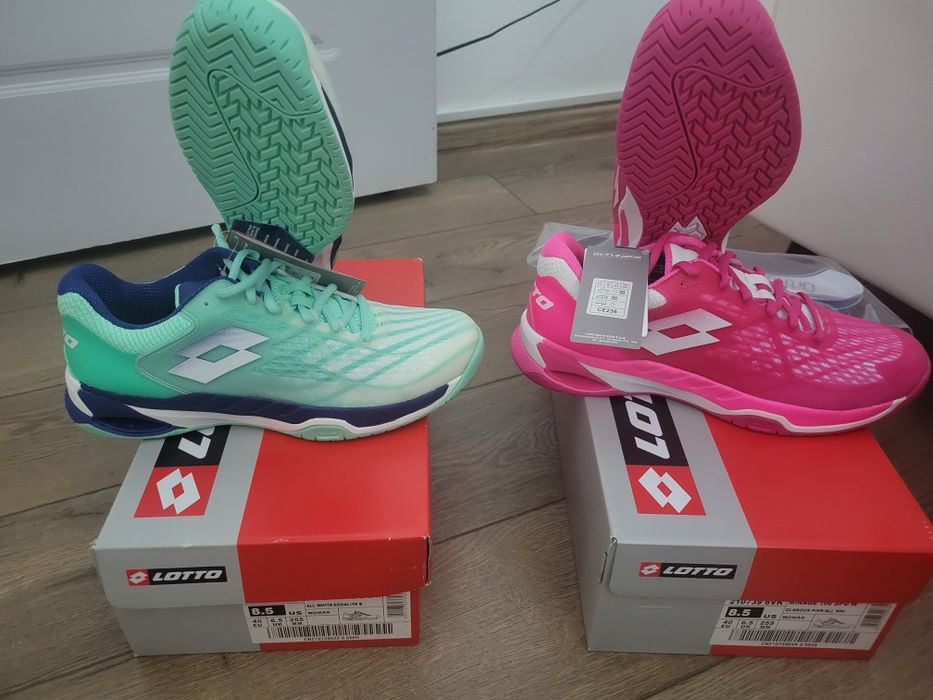 Pantofi sport-tenis Lotto nr 40  dama noi, zgura si all court( pt zgur
