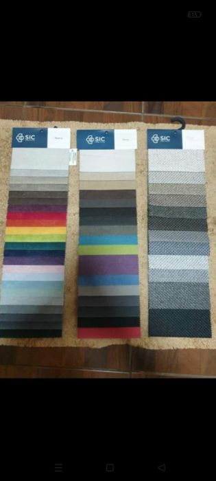 Pat tapițat cu taburet