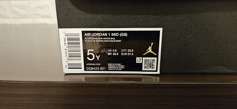 Air Jordan 1, marime 37.5