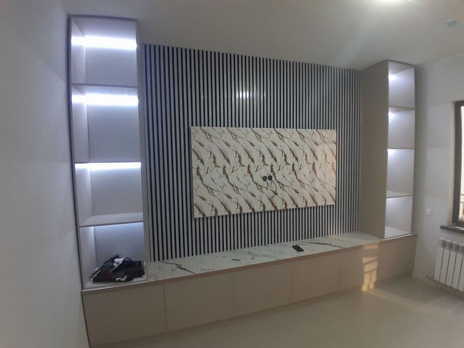 shkaf tv zona oshxona Mebeli stelaj parta spalniy trimo tumba zakazga