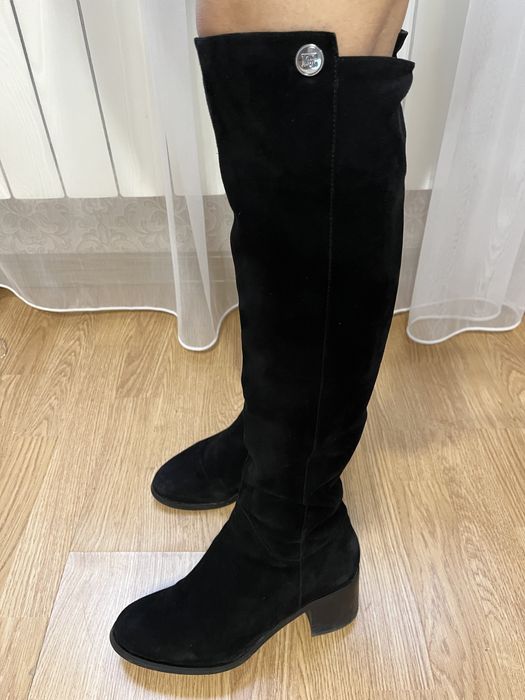 Замшевые сапоги Basconi