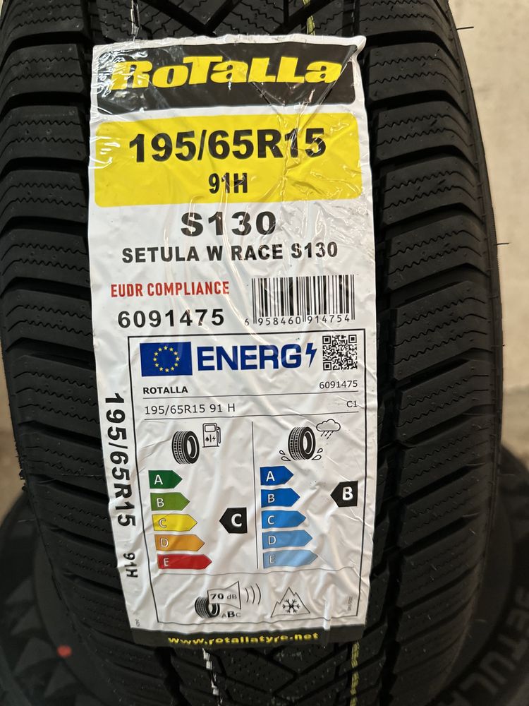 Нови Зимни Гуми Rotalla Setula W Race S130 195/65R15 91H НОВ DOT
