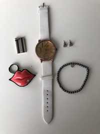 Аксесоари - часовник, гривна, пръстен, обеци, висулка с карбон