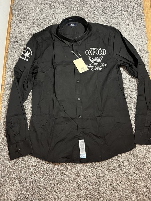 Черна мъжка риза