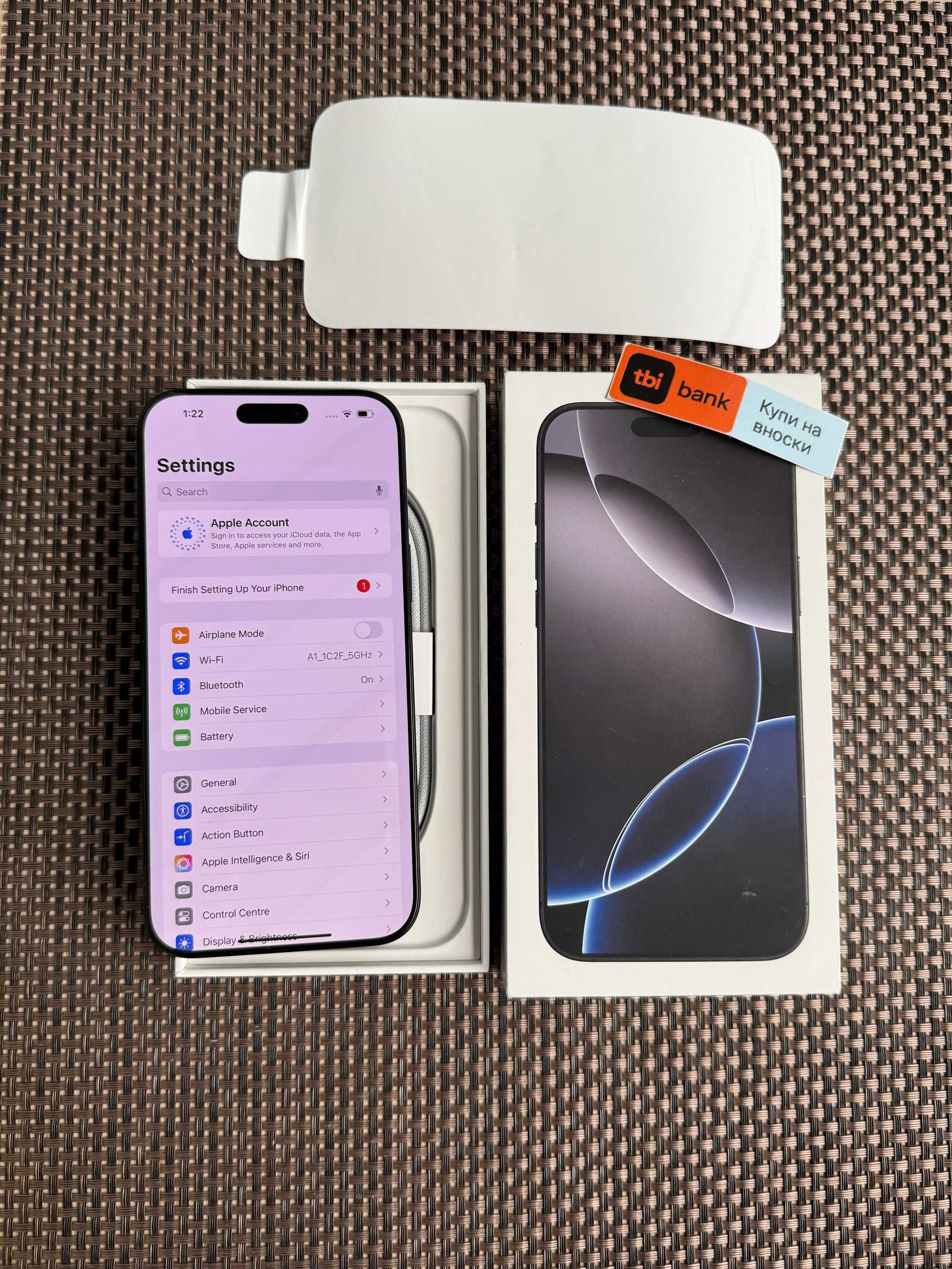 НОВ! 512Gb! iPhone 16 Pro Max Лизинг от 86лв/м Black Titanium ГАРАНЦИЯ
