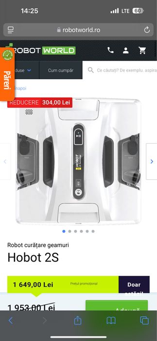 Robot de curatat geamuri Hobot 2S