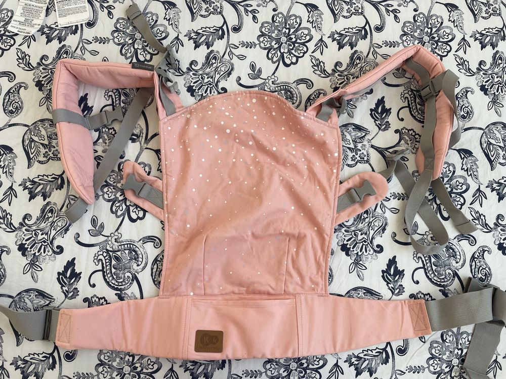 Ергономична Раница За Бебе KinderKraft NINO, CONFETTI PINK