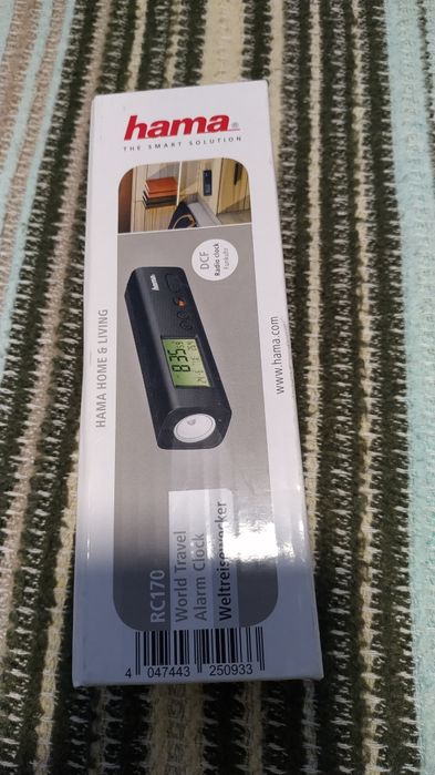 Ceas cu Alarma si Lanterna Hama World Travel Clock RC170