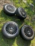 Roti iarna 5x100 205/55 16 audi,vw, jante OZ